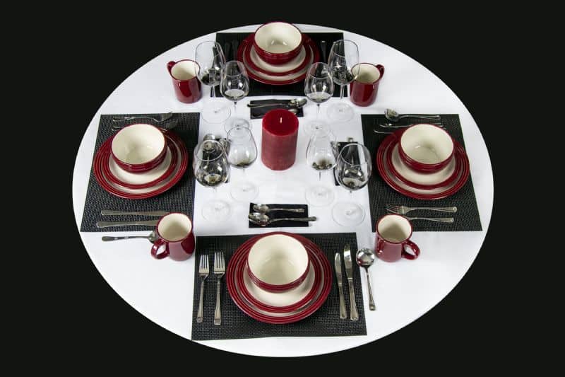 Bordeaux Plum 16pc Foundry Dinner Set - Image 2