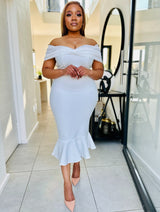 Claire White Bandage Dress