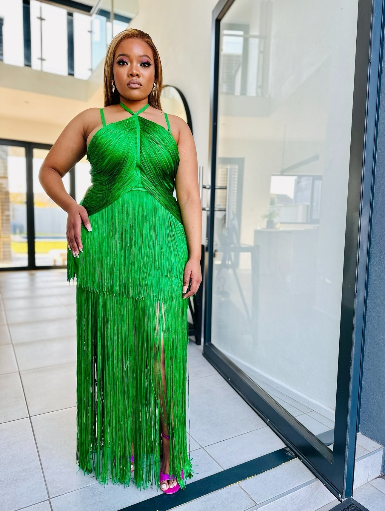 Minenhle green Dress