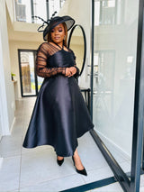 Mona Black Dress Small cut