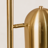Gemini Brass Floor Lamp