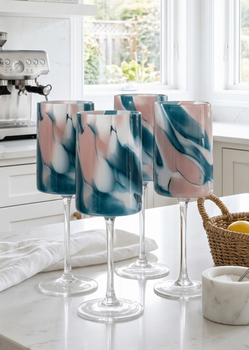 16pc Crystal Marble Ocean Collection - Image 2