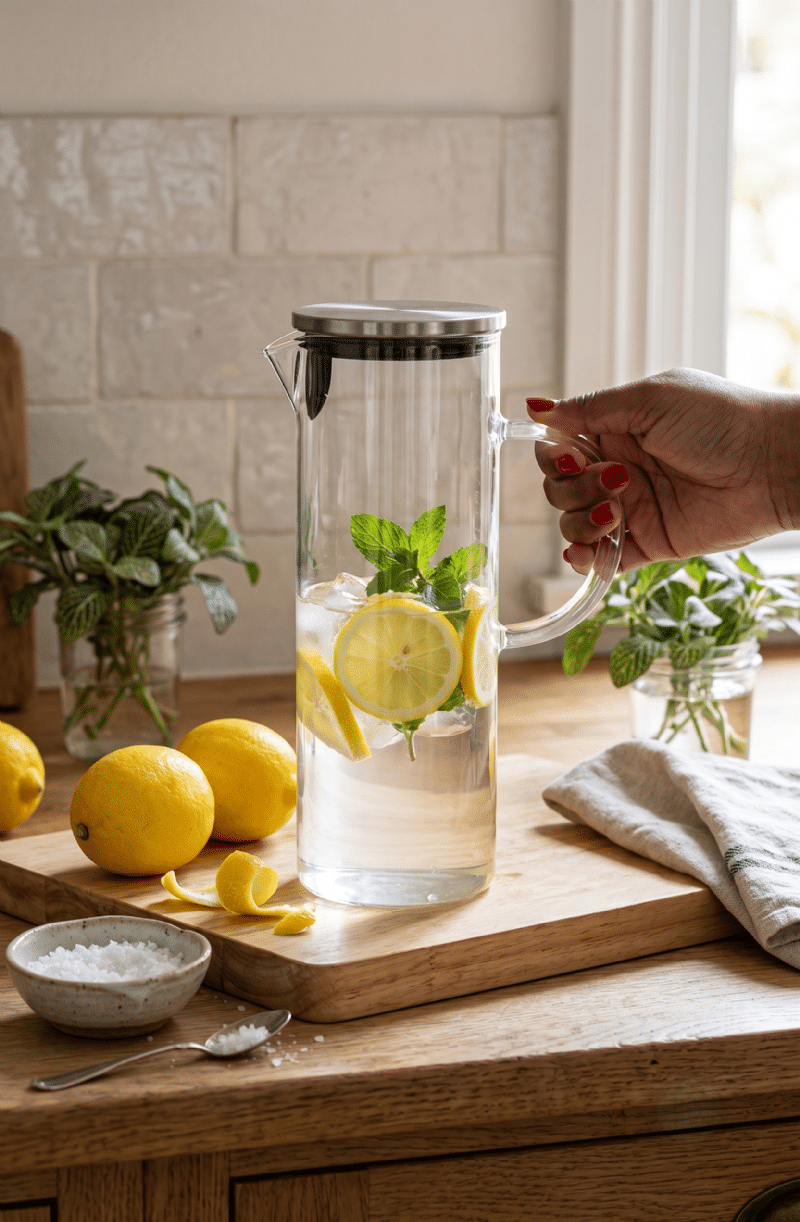 Glass Pitcher - Image 1