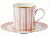 Maxwell & Williams Teas & C's Regency Demi Cup & Saucer 100ml Set of 2 Pink Gift Boxed