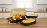 3pc Baking Dish - Bamboo Lid - Image 2
