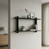 The Finn Duo Shelf - Ebony
