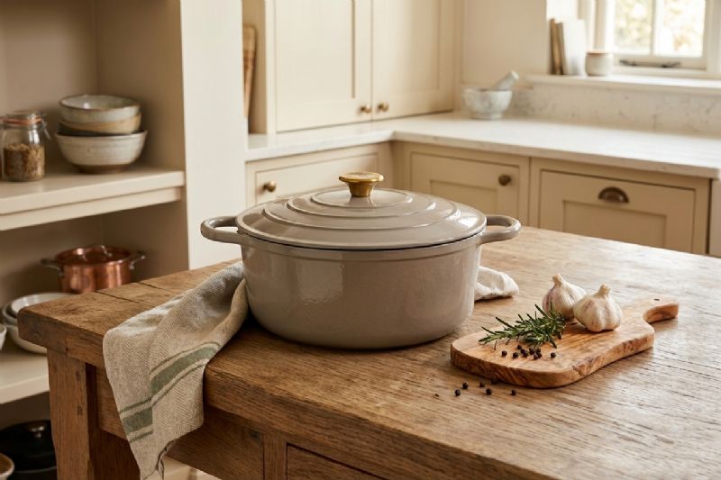 30cm Round Cast Iron Pot (Available in All Colours) - Image 10