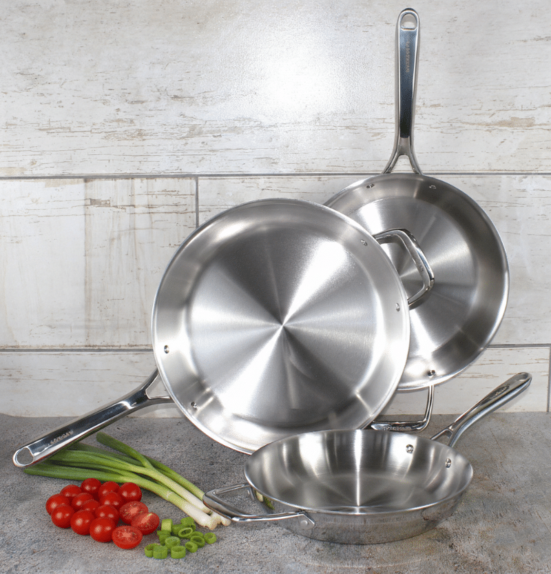 3pc 3ply Chefs Pans - Image 1