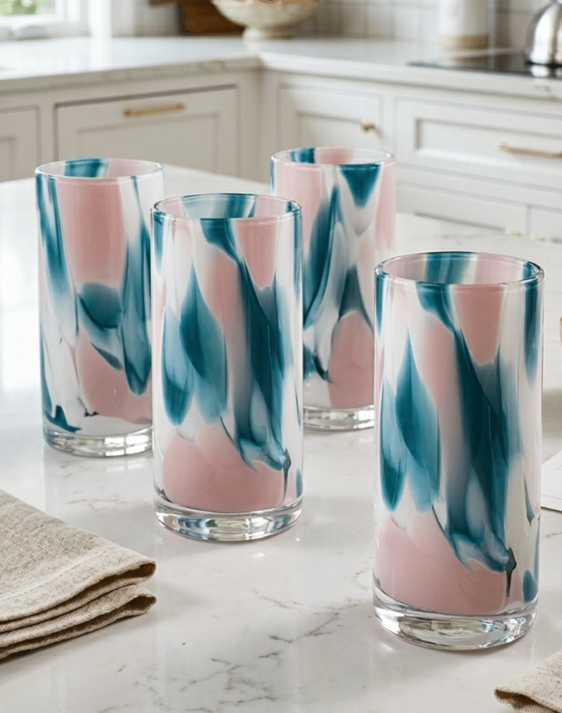 16pc Crystal Marble Ocean Collection - Image 5