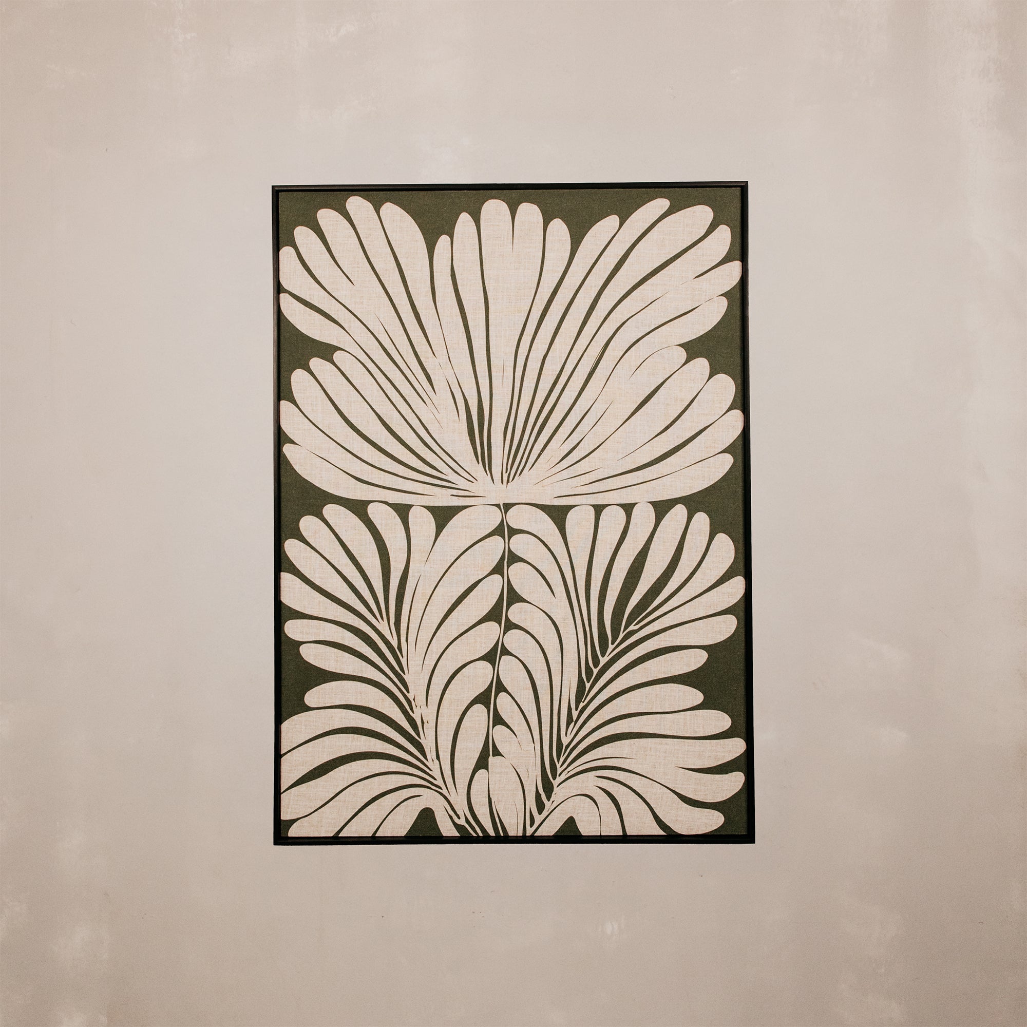 Gilded Leaf Green Wall Art