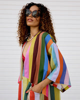 Kimono - Kaleidoscope Stripe