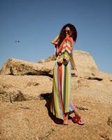 Kimbo Dress - Kaleidoscope Stripe