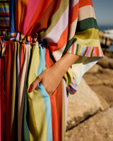 Kimbo Dress - Kaleidoscope Stripe