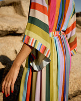 Kimbo Dress - Kaleidoscope Stripe