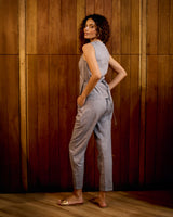 Wrap Gilet - Navy Check SS2026/27