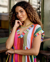 Hanky Dress - Kaleidoscope Stripe