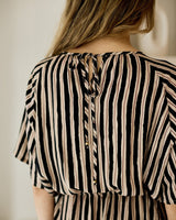Muse Dress - Black Stripe