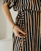 Muse Dress - Black Stripe
