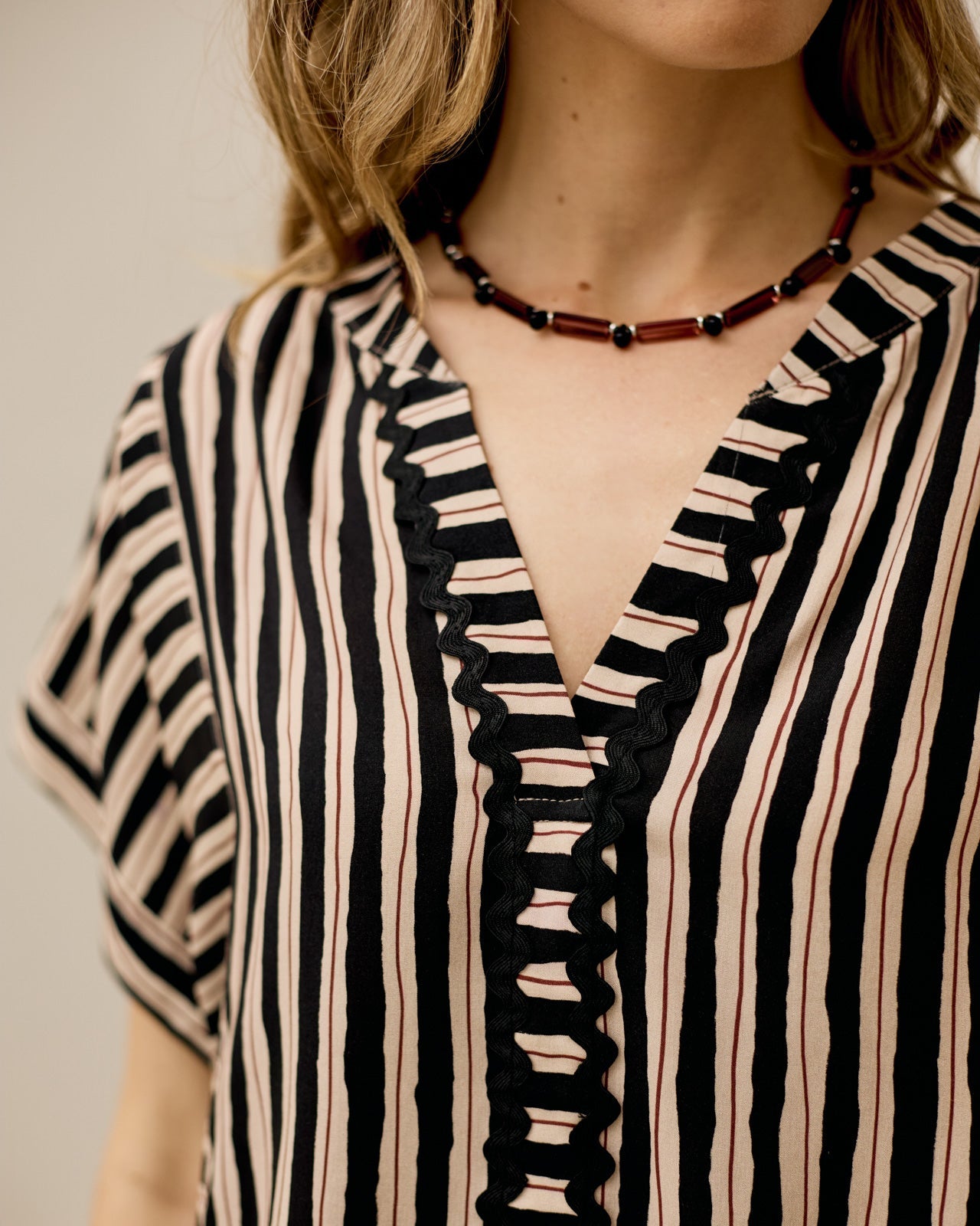 Tunic Tee - Black Stripe (Pre-order for 23 October)