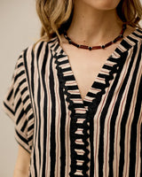 Tunic Tee - Black Stripe (Pre-order for 23 October)