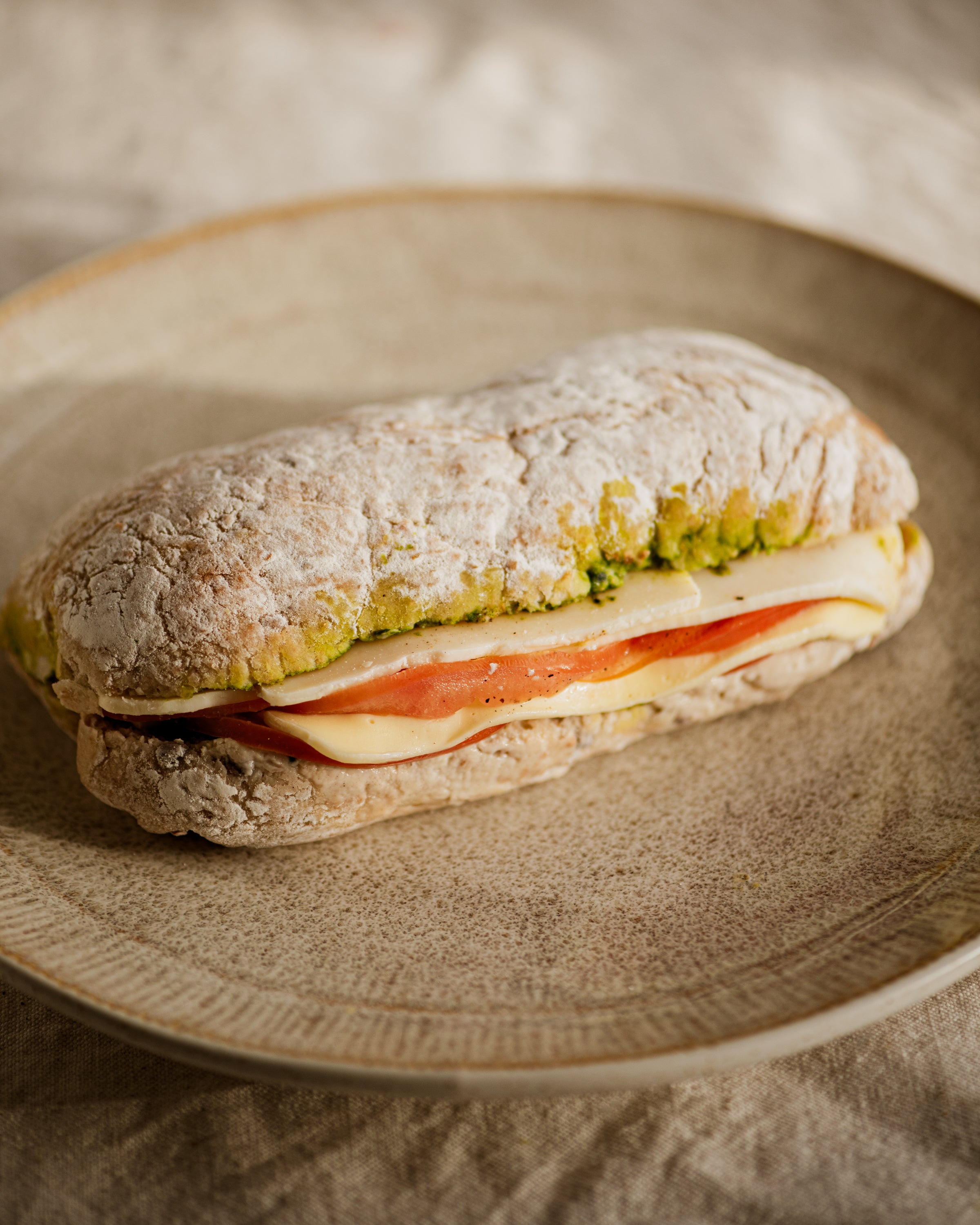 Cheese, Tomato & Pesto Ciabatta 280g