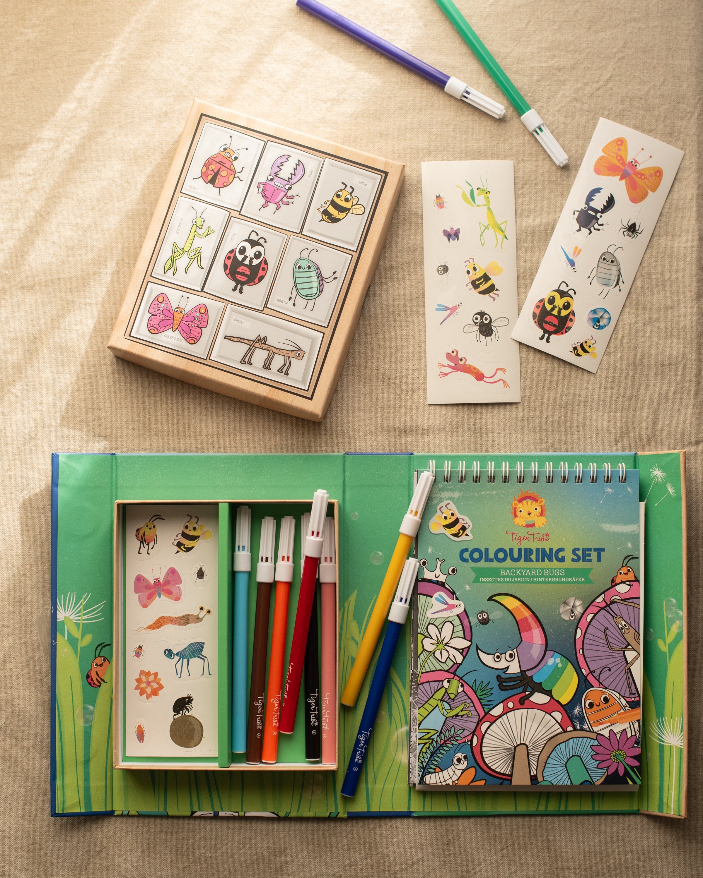 Colouring Set - Backyard Bugs