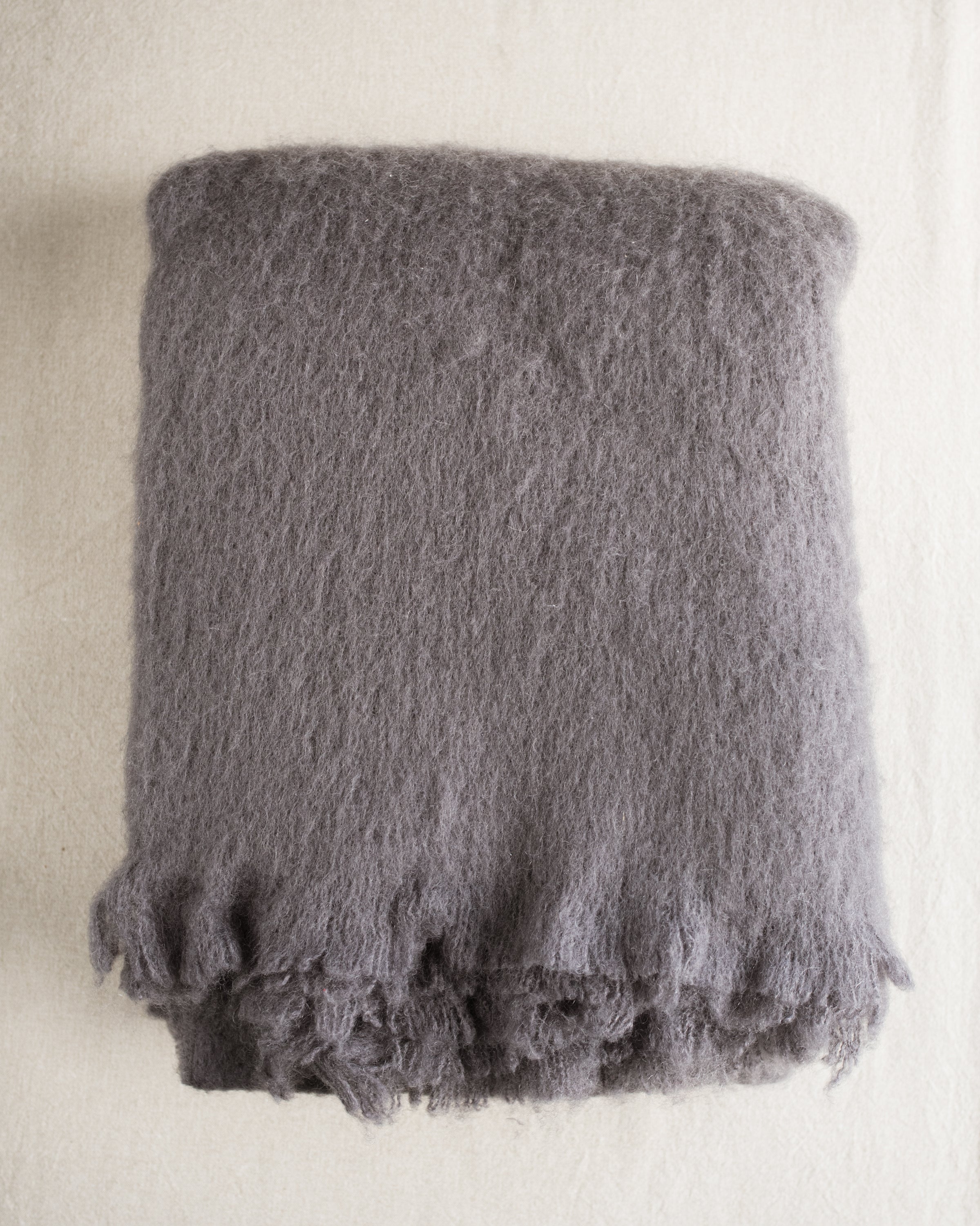 Karoo Mohair Blanket & Throw - Charcoal