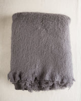 Karoo Mohair Blanket & Throw - Charcoal