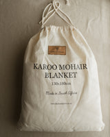 Karoo Mohair Blanket & Throw - Taupe
