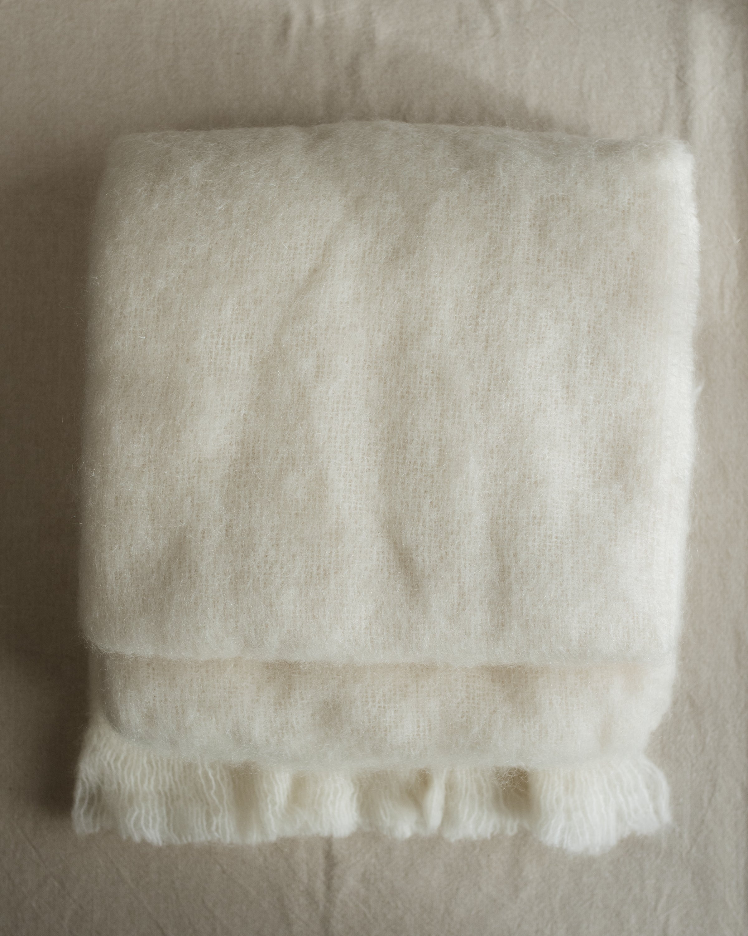 Karoo Mohair Blanket & Throw - Taupe