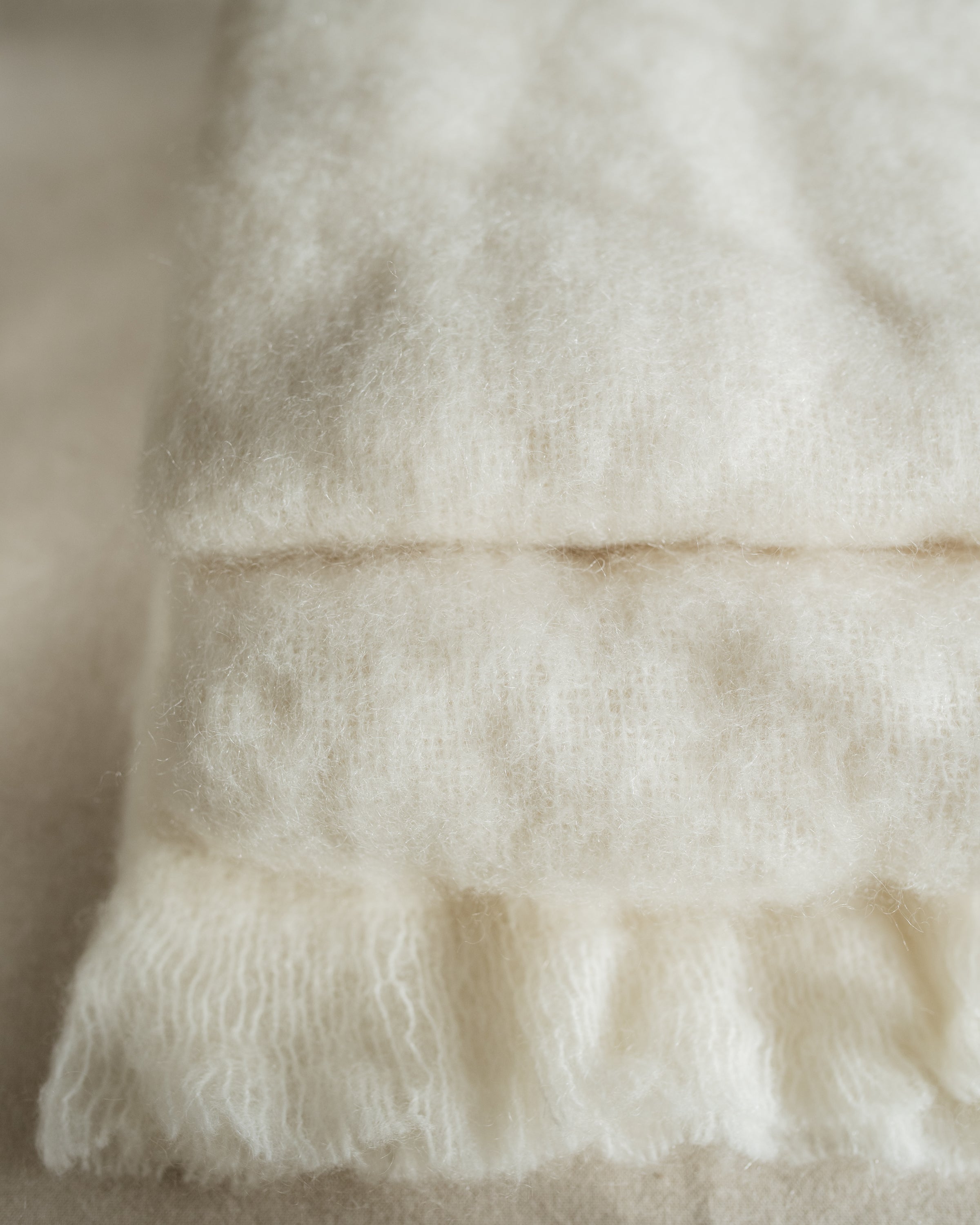 Karoo Mohair Blanket & Throw - Taupe