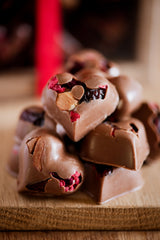 Chocolate Heart With Dried Fruit & Nuts 12's
