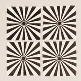 Angola Rays Napkins – Charcoal