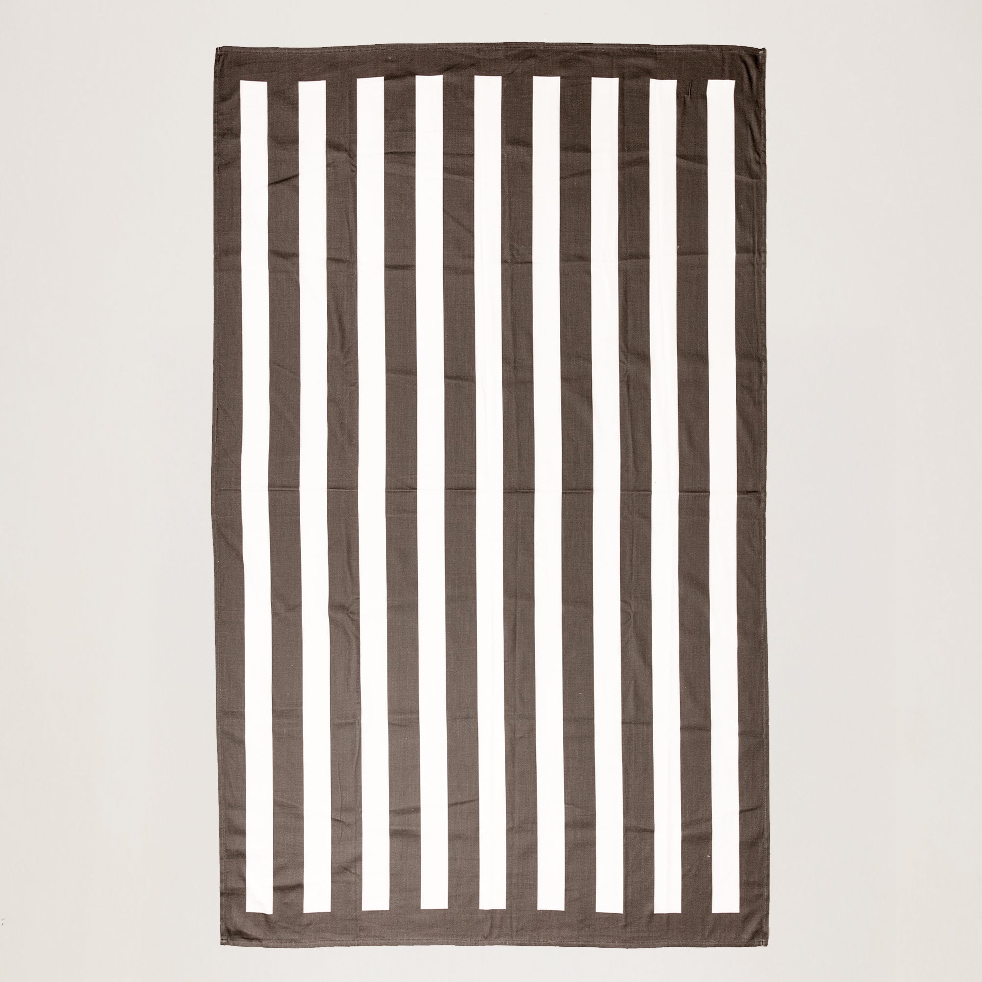 Durban Stripe Tablecloth – Charcoal