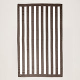 Durban Stripe Tablecloth – Charcoal