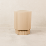 Komo Short Side Table – Taupe