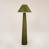 Oil Green Velvet Floor Lamp