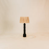 Olifants Table Lamp with Raffia Shade