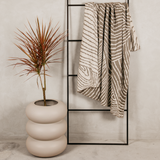 Sublime Wave Knitted Throw – Grey