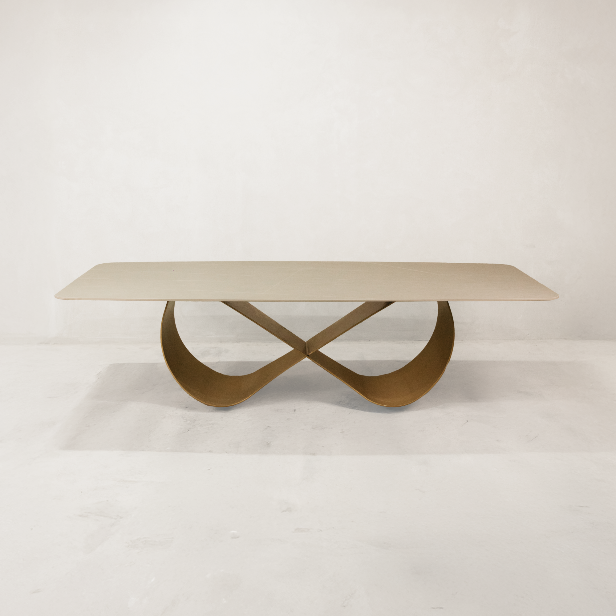 Sokoto Dining Table – Grey & Gold
