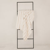Serenity Fur Throw – White