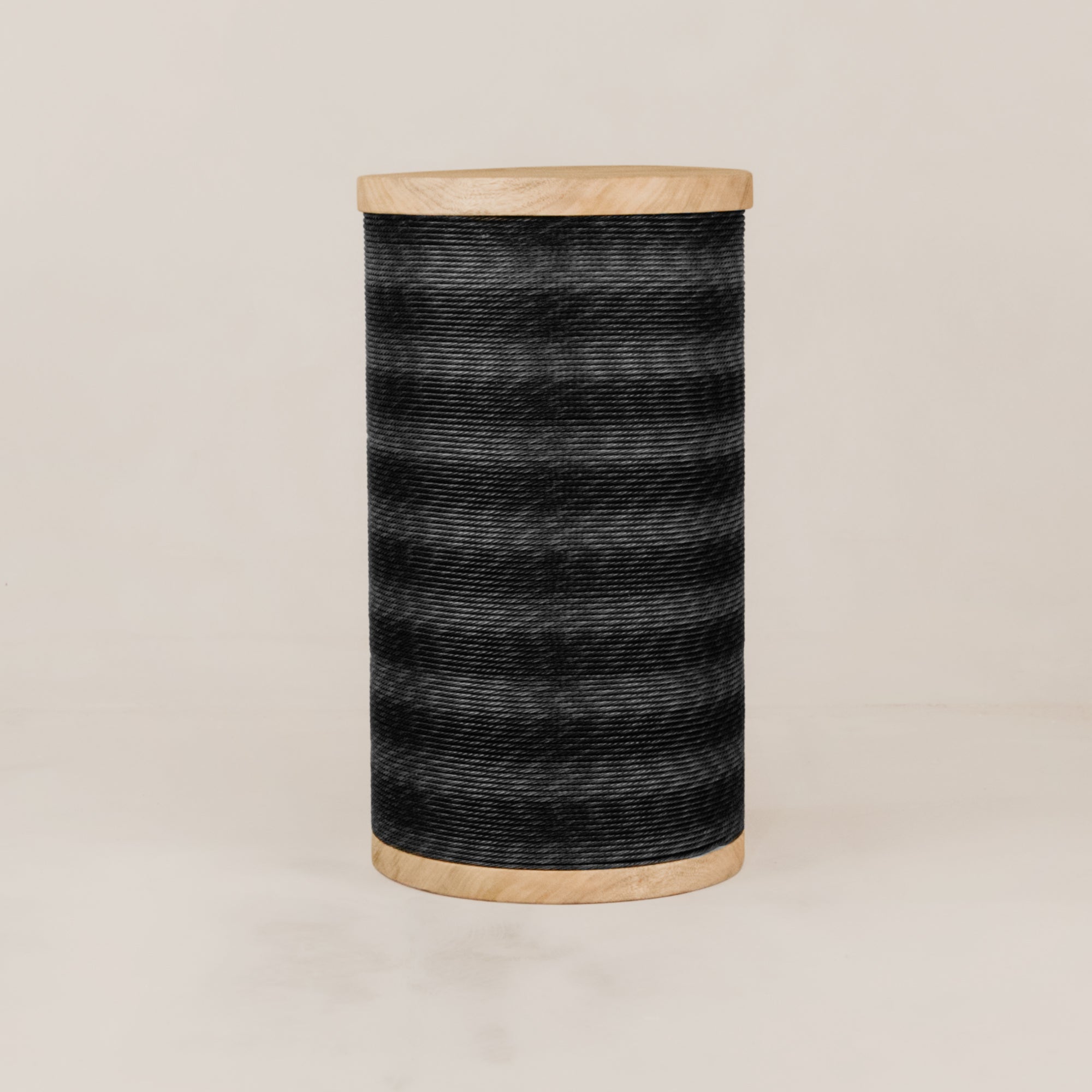 Conga Twine Side Table – Blonde & Black