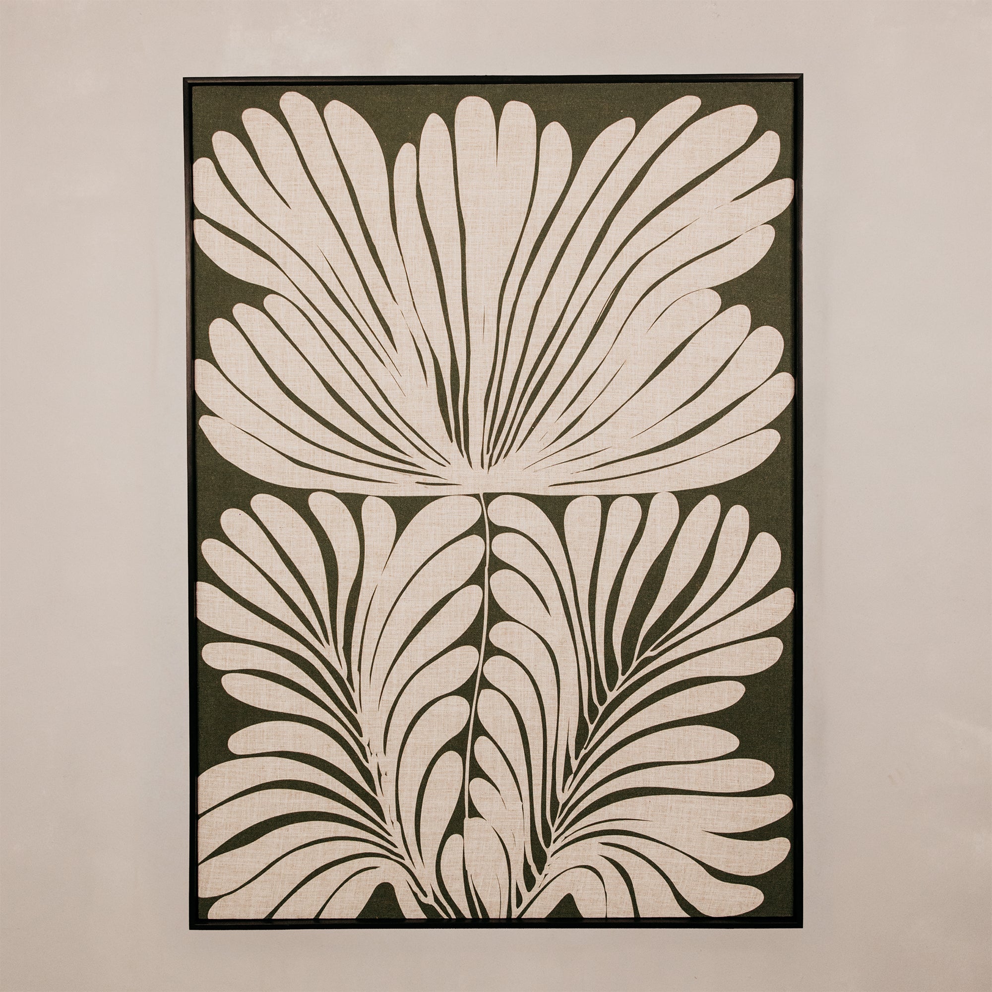 Gilded Leaf Green Wall Art