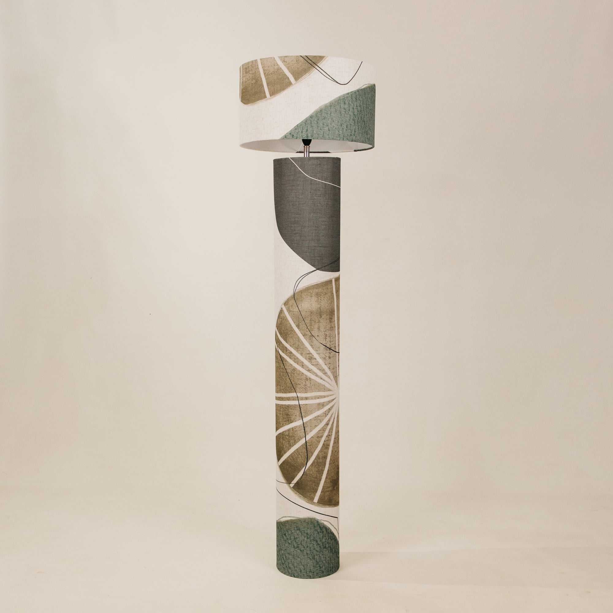 Lilypad Barrel Floor Lamp