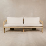 Oasis Large Three Seater Ashwood Couch – White