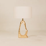 Ouro Table Lamp with Shade – Gold