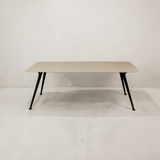 Saba Dining Table – Grey & Black