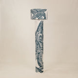 Tidal Pool Barrel Floor Lamp
