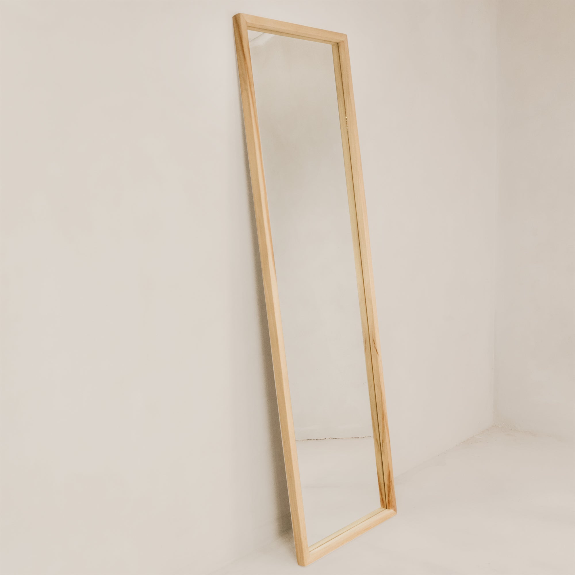 Victoria Tall Wood Mirror