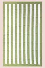 Durban Stripe Tablecloth – Green